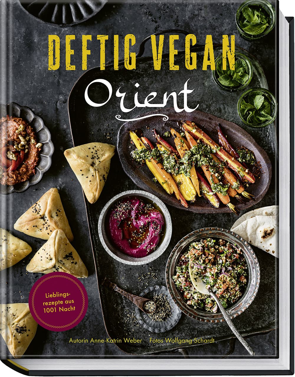 Buchcover "Deftig vegan Orient"